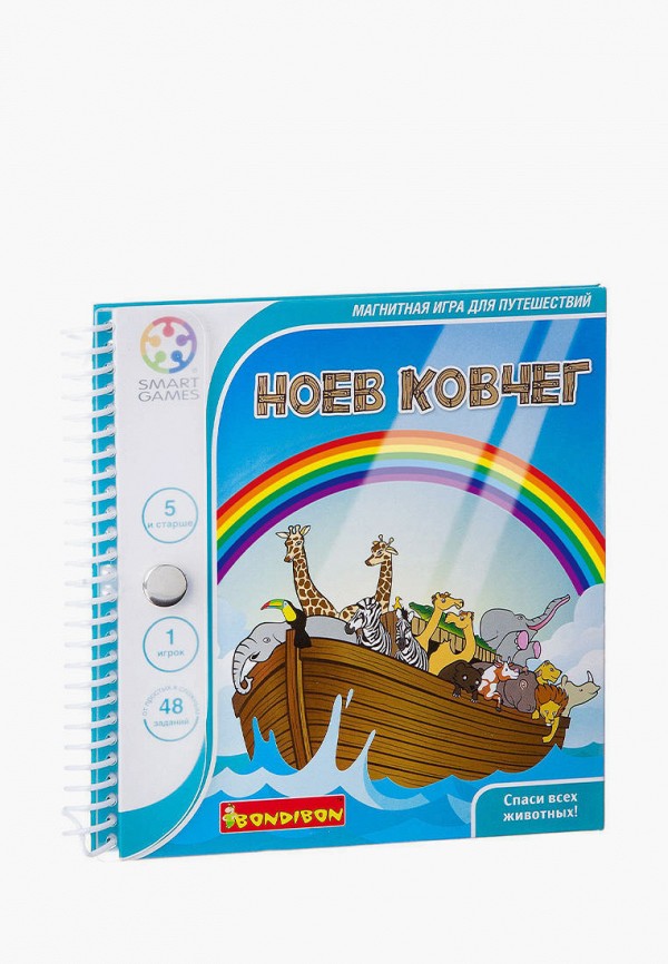 

Игра настольная Bondibon, Разноцветный, Магнитная игра для путешествий, Ноев ковчег