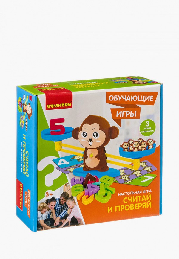 

Игра настольная Bondibon, Разноцветный, Считай и проверяй