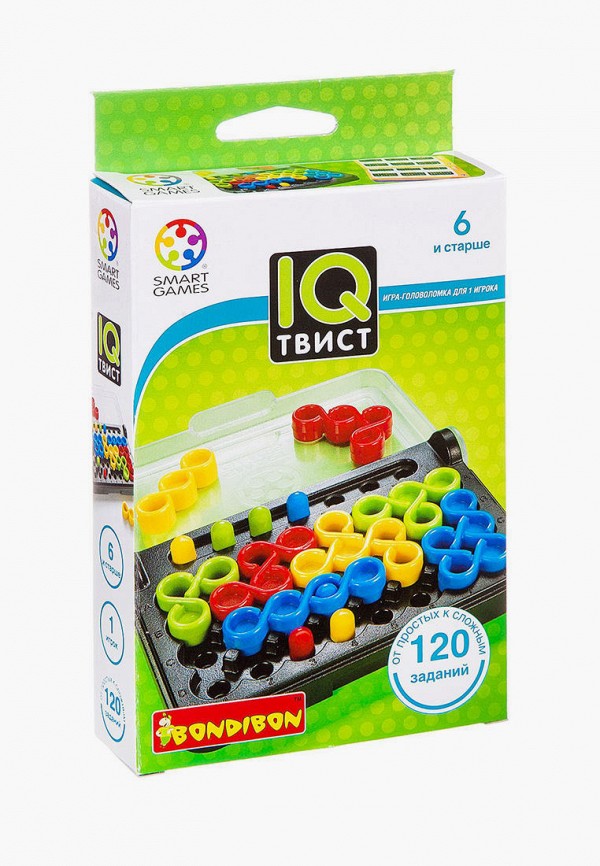 

Игра настольная Bondibon, Разноцветный, Логическая игра IQ-Твист