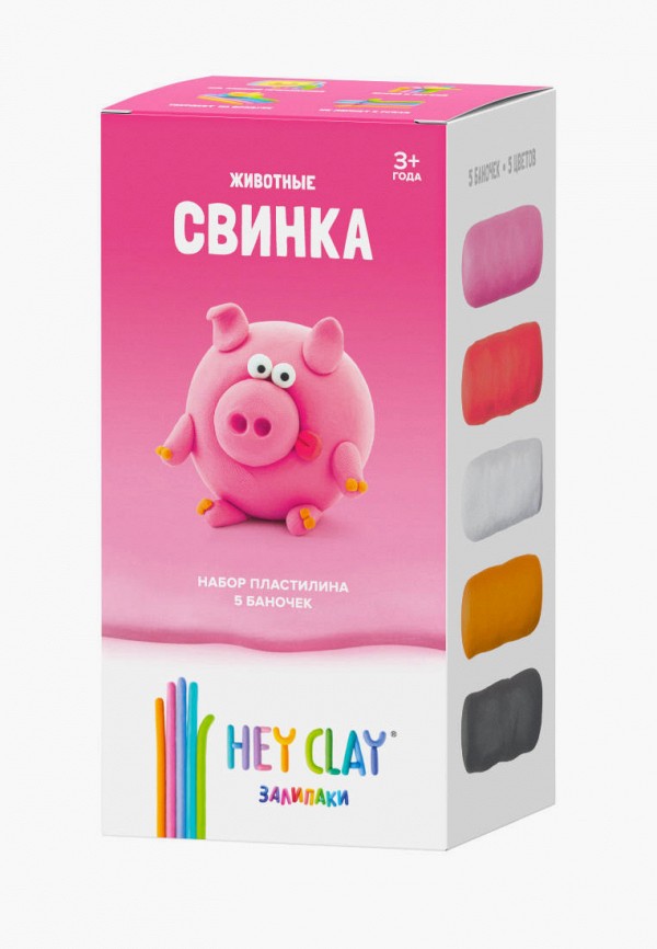 

Набор для творчества Hey Clay, Розовый, Залипаки