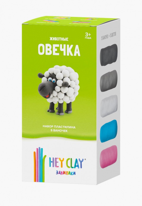 

Набор для творчества Hey Clay, Белый, Залипаки