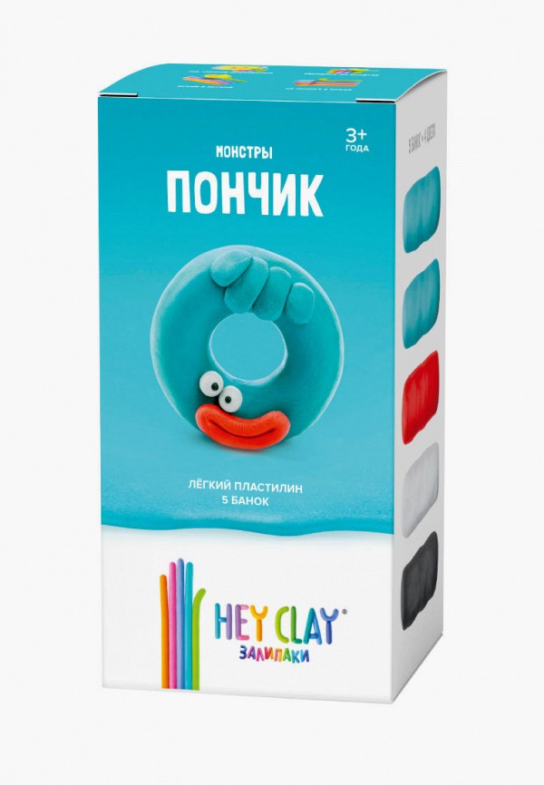 

Набор для творчества Hey Clay, Бирюзовый, Залипаки