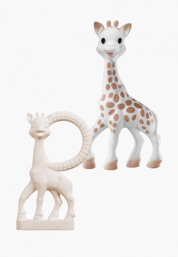 

Набор игровой Sophie la girafe, Разноцветный, Жирафик Софи 18 см и прорезыватель