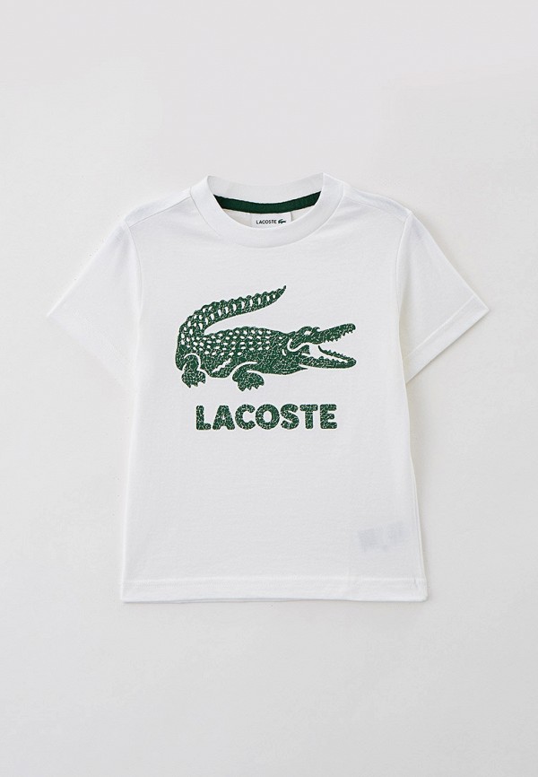 Футболка для мальчика Lacoste цвет белый 