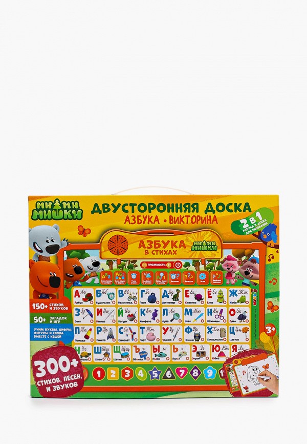 

Игрушка интерактивная Умка, Разноцветный, "Ми-ми-мишки. Азбука в стихах + викторина" и "Доска для рисования"