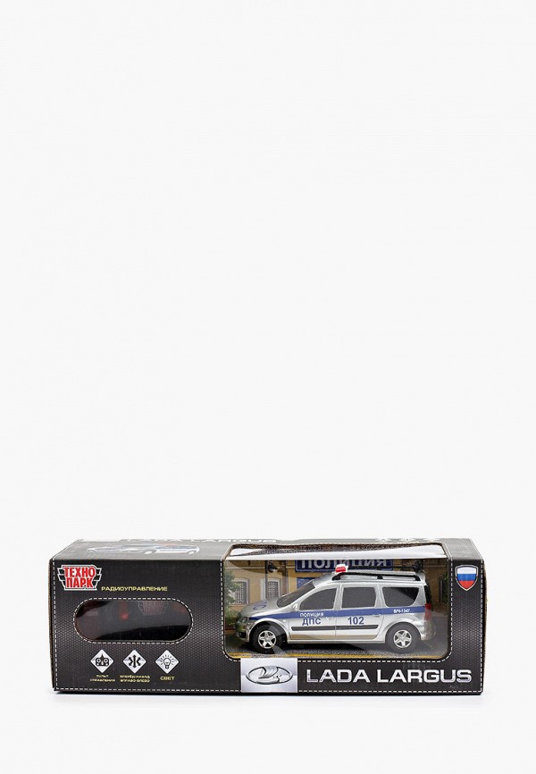 

Игрушка интерактивная Технопарк, Серебряный, "Lada Largus. Полиция", 18 см