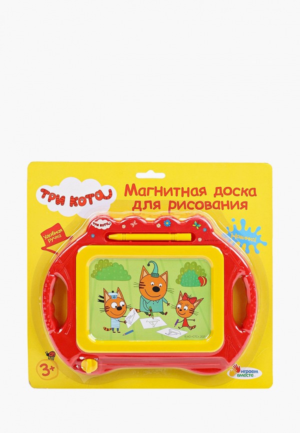 

Игрушка Играем Вместе, Разноцветный, Магнитная доска для рисования «Три кота»