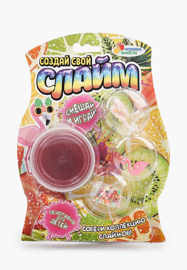 

Набор игровой Играем Вместе, Разноцветный, "Создай свой слайм"