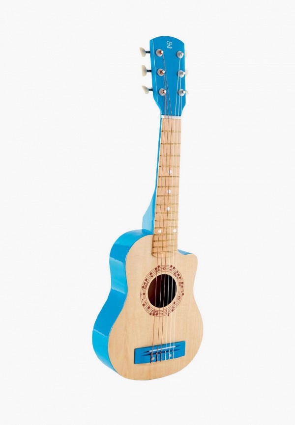 Игрушка Hape Музыкальная игрушка Гитара Голубая лагуна, цвет: голубой, для детей 3 лет музыкальная игрушка гитара голубая лагуна