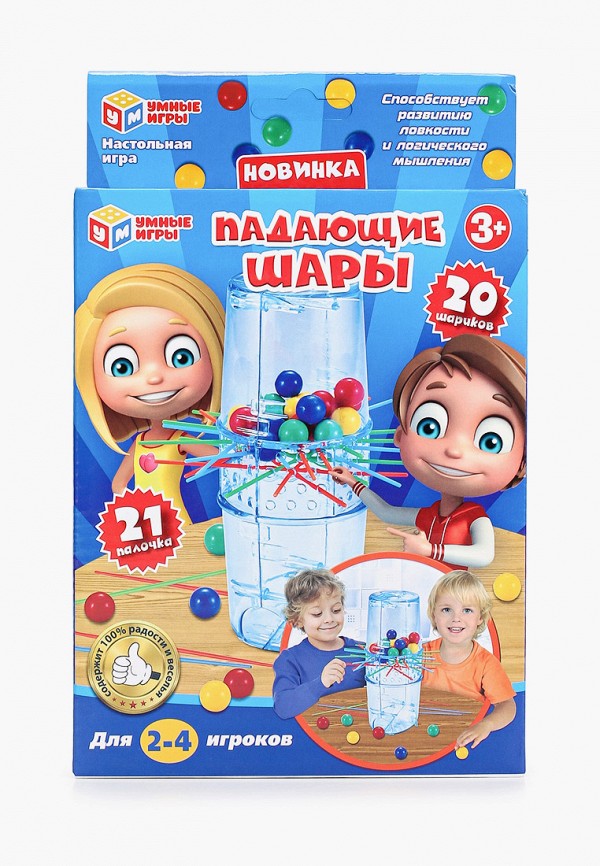 

Игра настольная Умные Игры, Разноцветный, Падающие шары