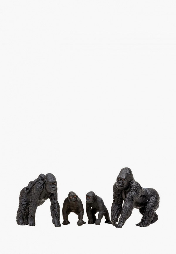 Набор игровой Masai Mara Мир диких животных: Семья горилл, 4 предмета