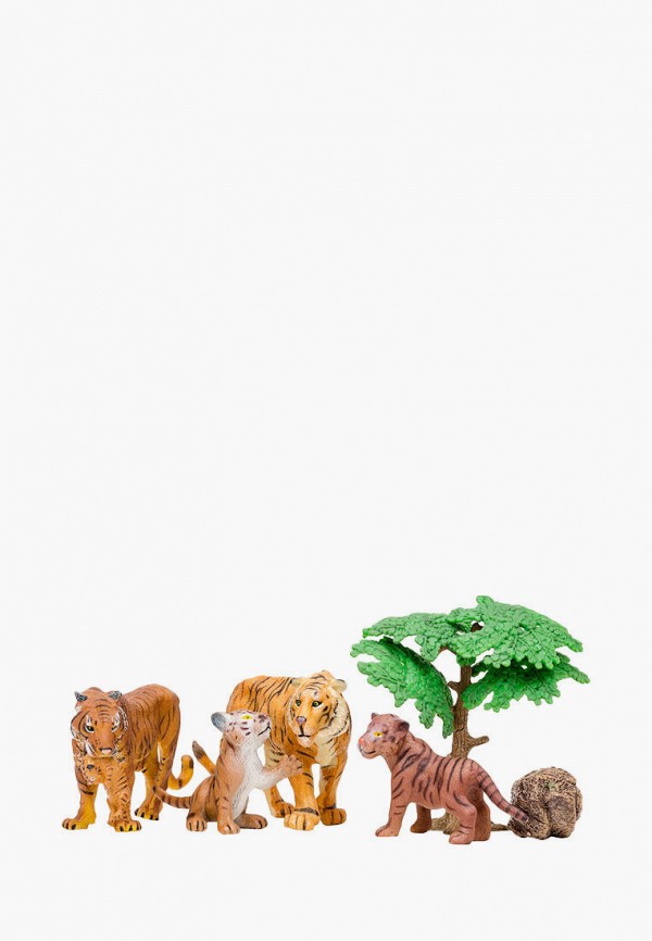 Набор игровой Masai Mara Мир диких животных: Семья тигров, 6 предметов