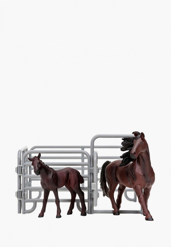 Набор игровой Masai Mara Мир лошадей набор из 2 фигурок и ограждение-загон
