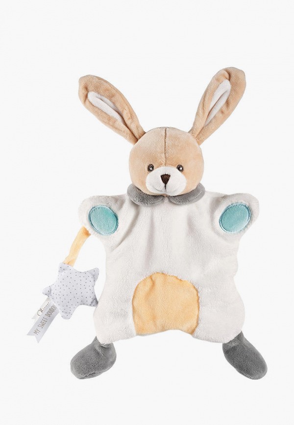 

Игрушка мягкая Chicco, Белый, Зайчик