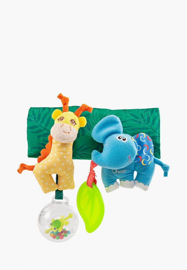 

Игрушка развивающая Chicco, Разноцветный, Жираф и Слоник
