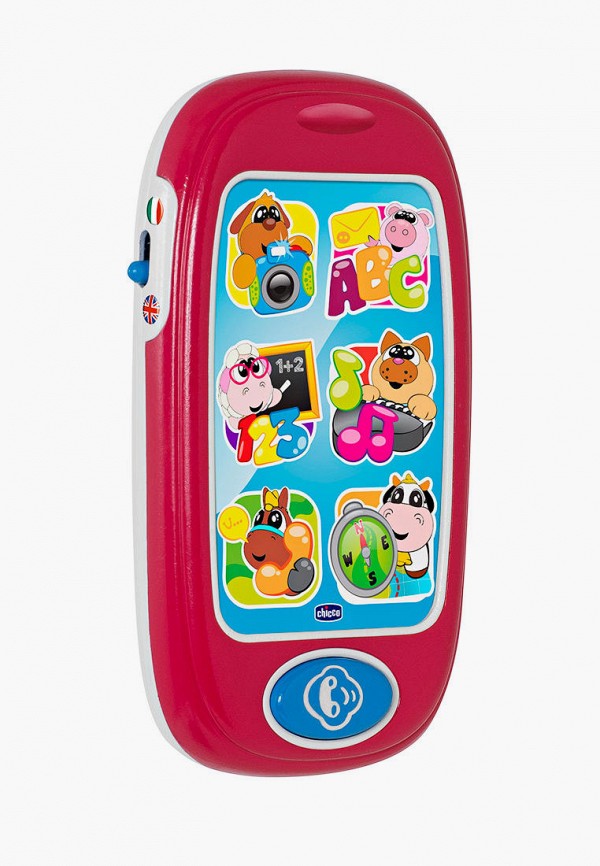 

Игрушка развивающая Chicco, Красный, Говорящий смартфон ABC рус/англ