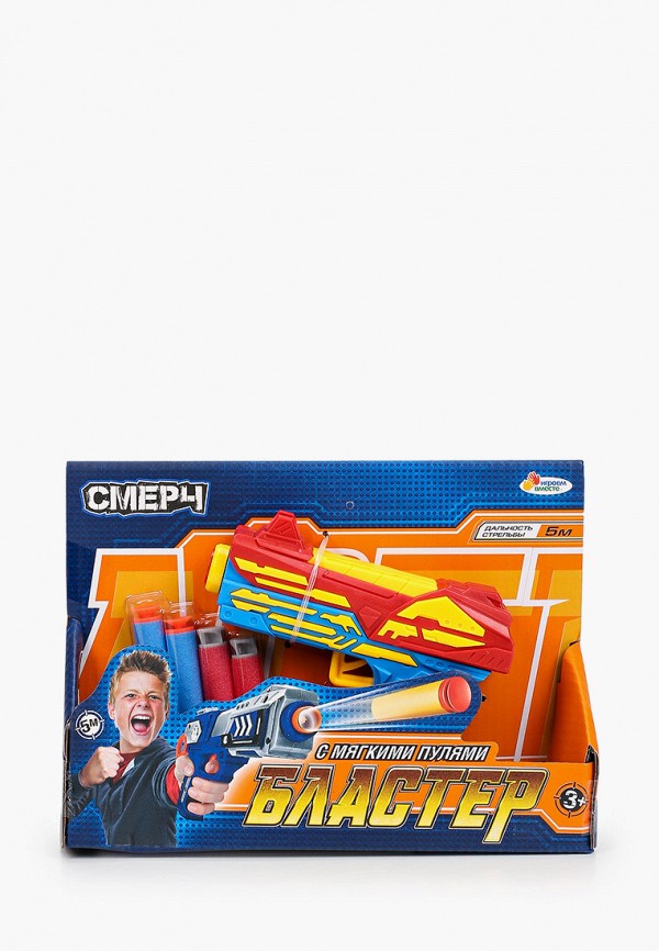 

Бластер игрушечный Играем Вместе, Разноцветный, "Смерч"