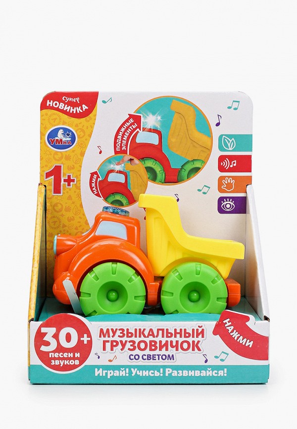 

Игрушка развивающая Умка, Разноцветный, игрушка-каталка "Музыкальный грузовичок"