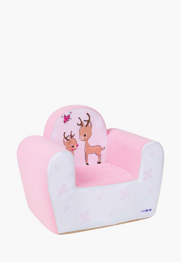 

Игрушка Paremo, Розовый, Бескаркасное (мягкое) детское кресло "Мимими", Крошка Зуи с мамой