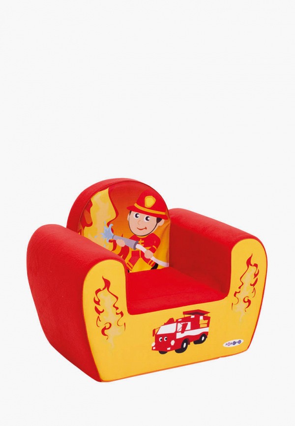 Игрушка Paremo Бескаркасное (мягкое) детское кресло Экшен, Пожарный