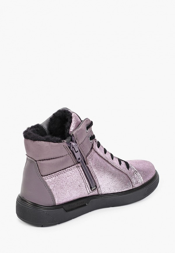 Ботинки для девочки Ecco цвет фиолетовый  Фото 3