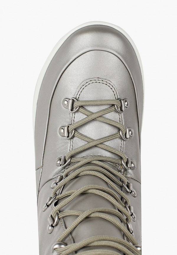 Ботинки для девочки Ecco цвет серебряный  Фото 4