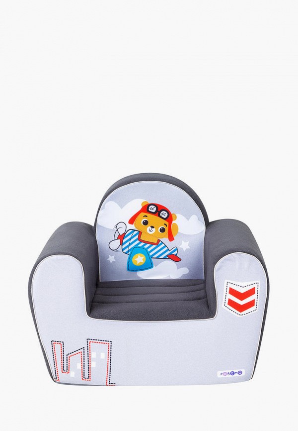 

Игрушка мягкая Paremo, Серый, Бескаркасное (мягкое) детское кресло серии "Экшен", Летчик, цвет Дрим