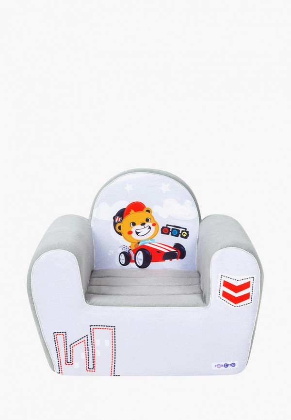 

Игрушка мягкая Paremo, Серый, Бескаркасное (мягкое) детское кресло серии "Экшен", Гонщик, цвет Дрим, Стиль 1