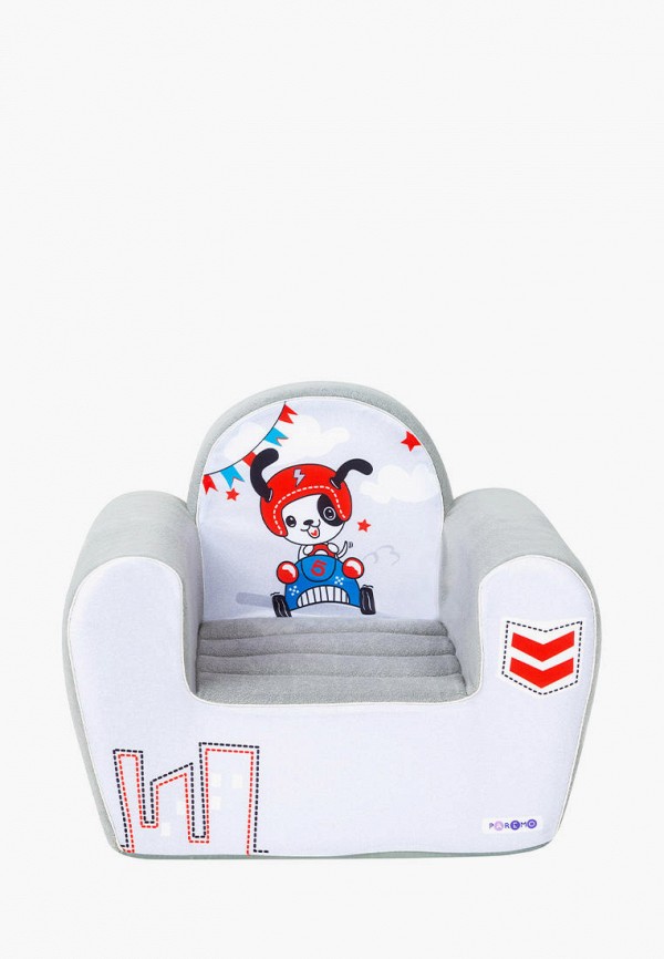 

Игрушка мягкая Paremo, Серый, Бескаркасное (мягкое) детское кресло серии "Экшен", Гонщик, цвет Дрим, Стиль 2