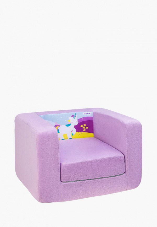 

Игрушка мягкая Paremo, Фиолетовый, Раскладное бескаркасное (мягкое) детское кресло серии "Дрими", Крошка Смайли
