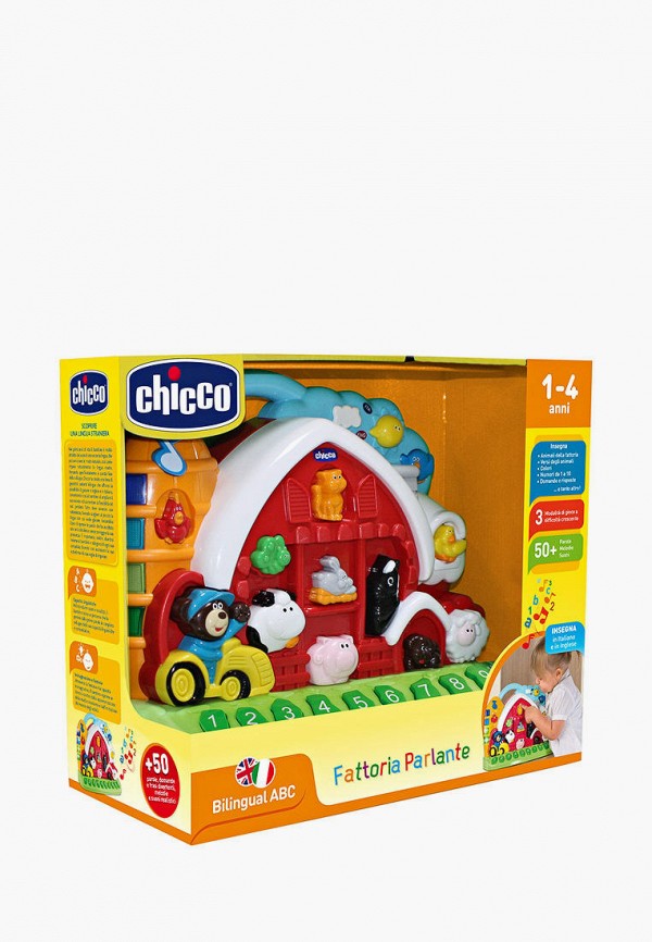 

Игрушка развивающая Chicco, Разноцветный, Говорящая ферма рус./англ. ABC
