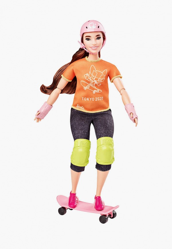 

Кукла Barbie, Разноцветный, Олимпийская спортсменка Tokyo 2020, скейтбординг