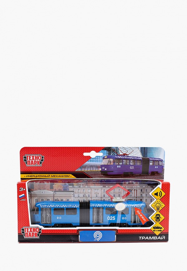

Игрушка Технопарк, Синий, Трамвай с гармошкой, 19 см