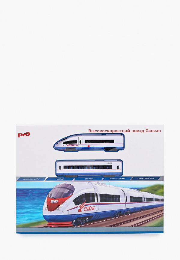 

Игрушка Играем Вместе, Разноцветный, РЖД Сапсан, 25 см
