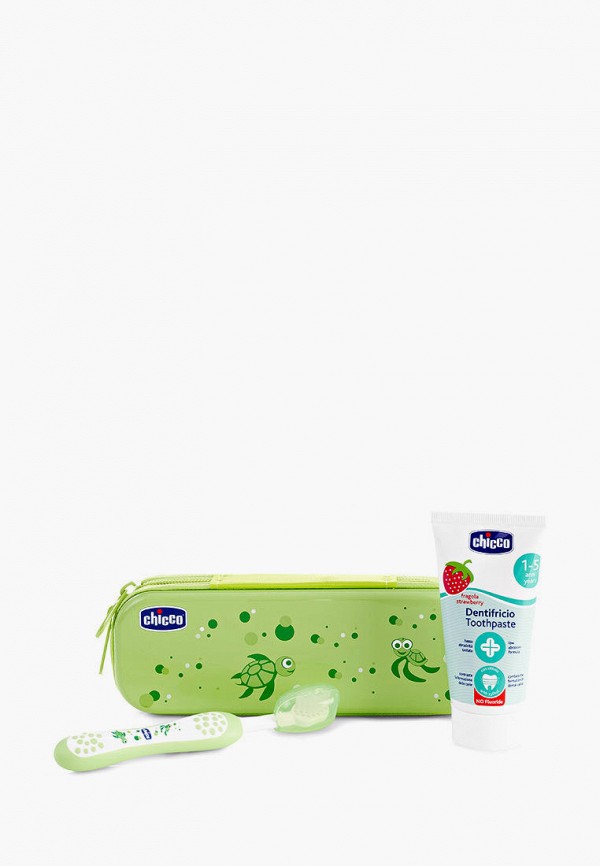

Набор для ухода за полостью рта Chicco, Зеленый, 12 м+, 50 мл