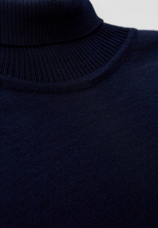 Водолазка для мальчика Wool&Cotton цвет синий  Фото 3