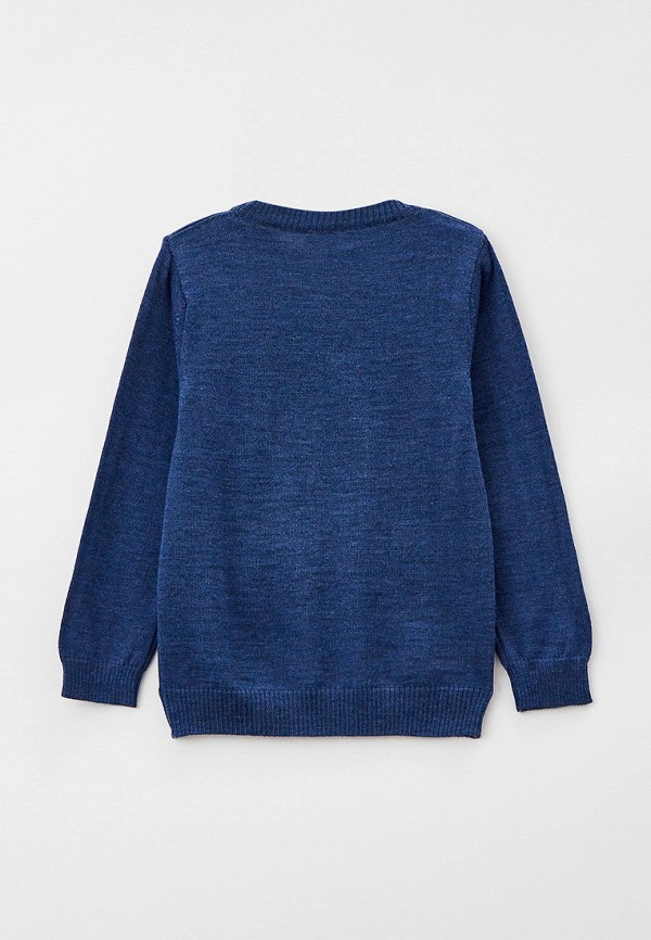 Джемпер для мальчика Wool&Cotton цвет синий  Фото 2