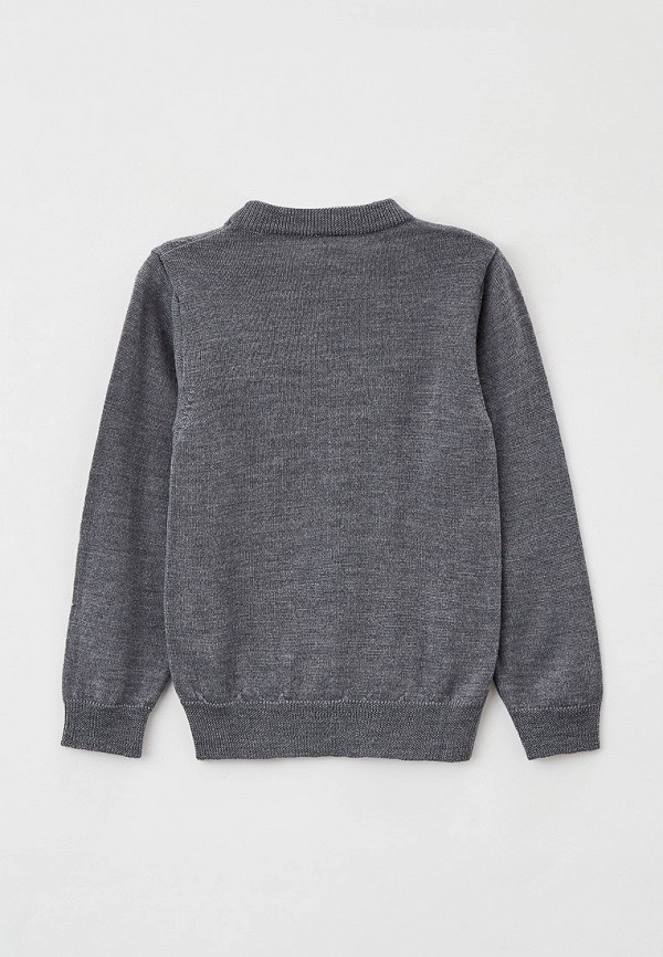 Джемпер для мальчика Wool&Cotton цвет серый  Фото 2