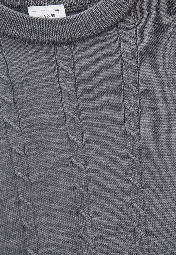 Джемпер для мальчика Wool&Cotton цвет серый  Фото 3
