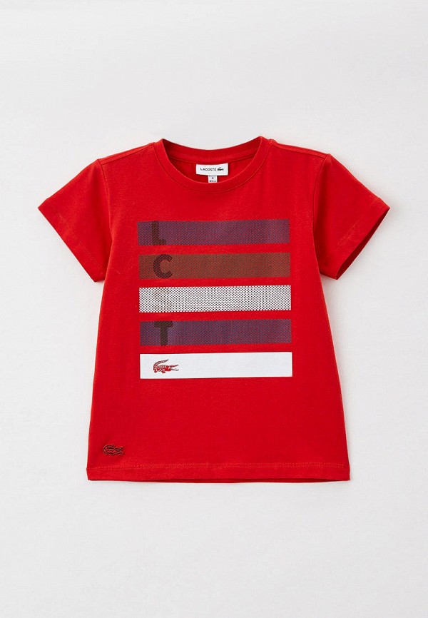 

Футболка Lacoste, Красный, Lacoste MP002XC0128E