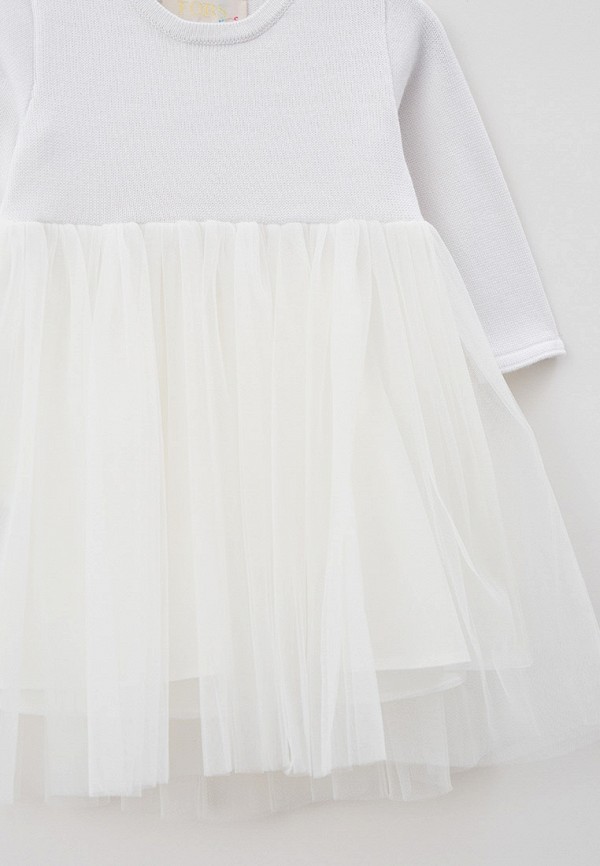 Платья для девочки Fors цвет белый  Фото 3