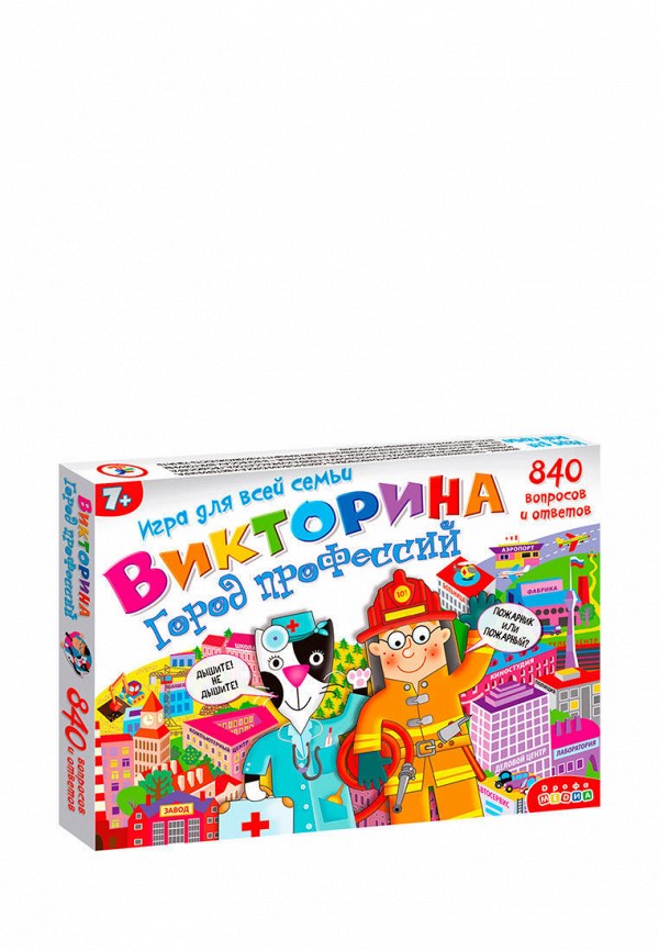 

Игра настольная Дрофа-Медиа, Разноцветный, Город профессий