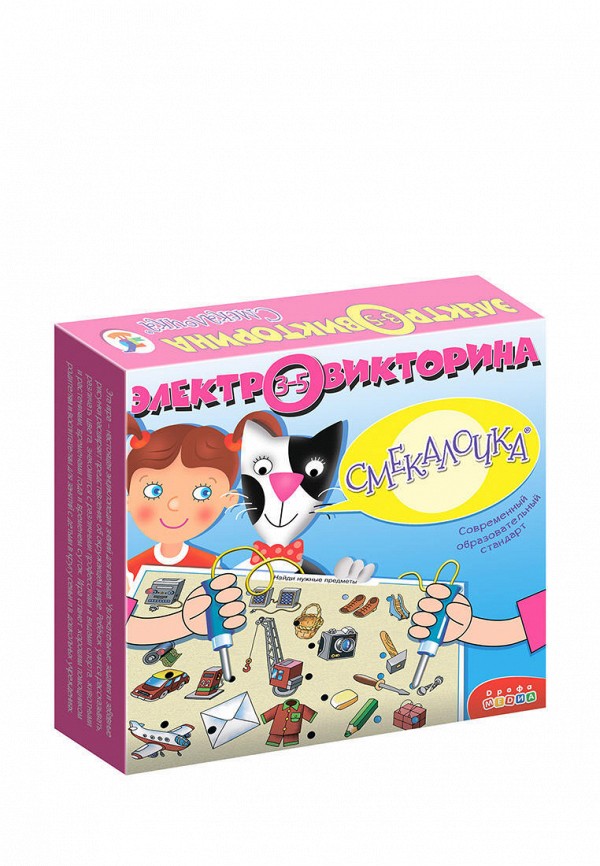 

Игра настольная Дрофа-Медиа, Разноцветный, Смекалочка