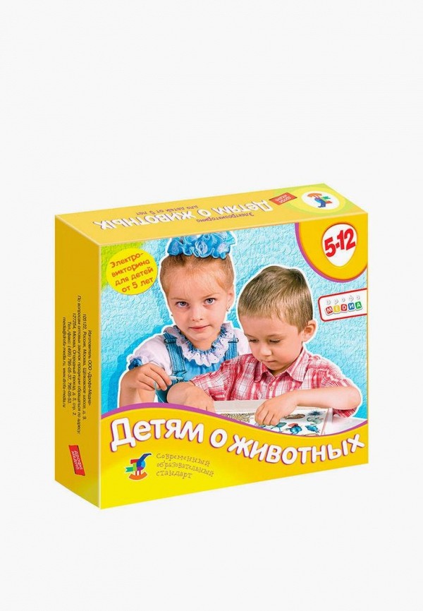 

Игра настольная Дрофа-Медиа, Разноцветный, Детям о животных