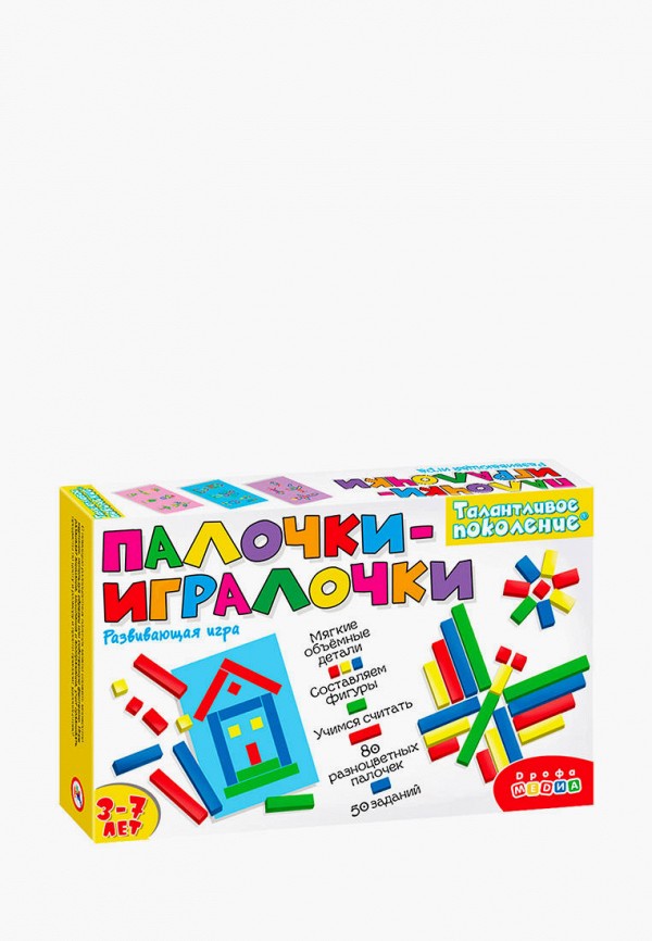 

Игра настольная Дрофа-Медиа, Разноцветный, Палочки-игралочки