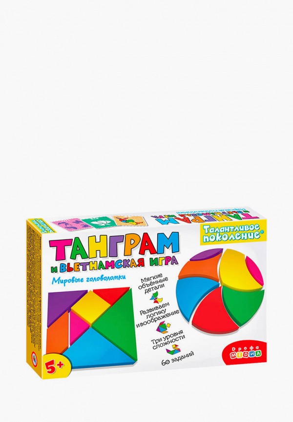 

Игра настольная Дрофа-Медиа, Разноцветный, Танграм