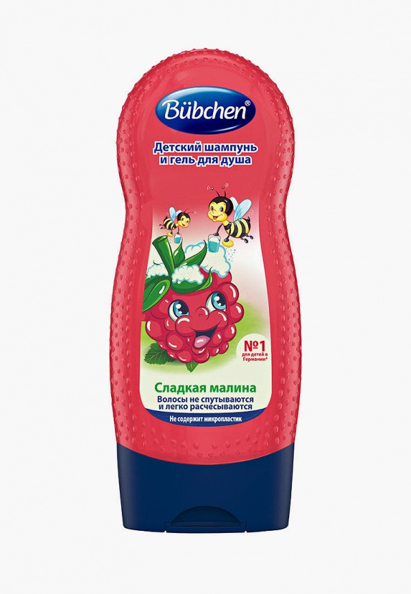 

Шампунь Buebchen, Белый, мишкина сладкая малина, 230 мл