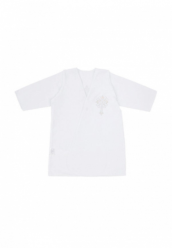Рубашка для мальчика для крещения Amarobaby цвет белый 