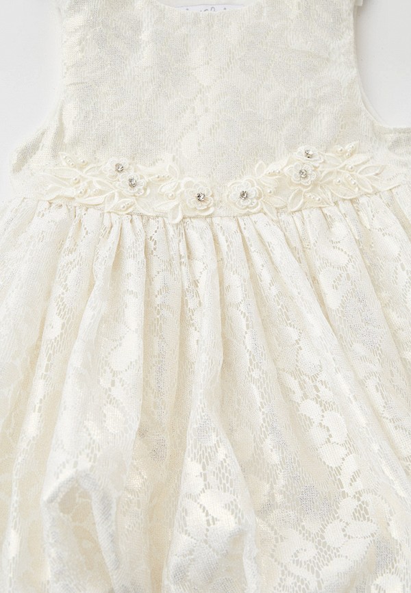 Платье, комбинезон и чепчик Mimpi Lembut цвет белый  Фото 3