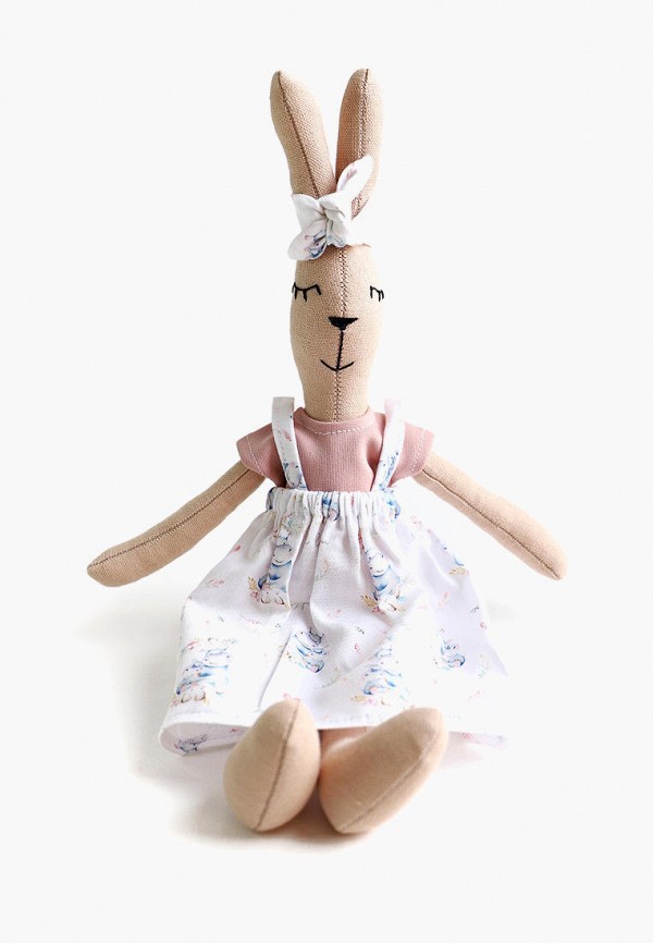 

Игрушка мягкая Apoli, Бежевый, Зайка, 32 см